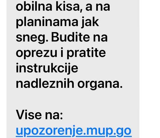 upozorenje
